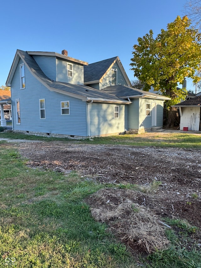 view of rear view of property