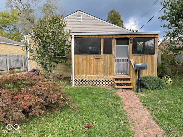 view of outbuilding