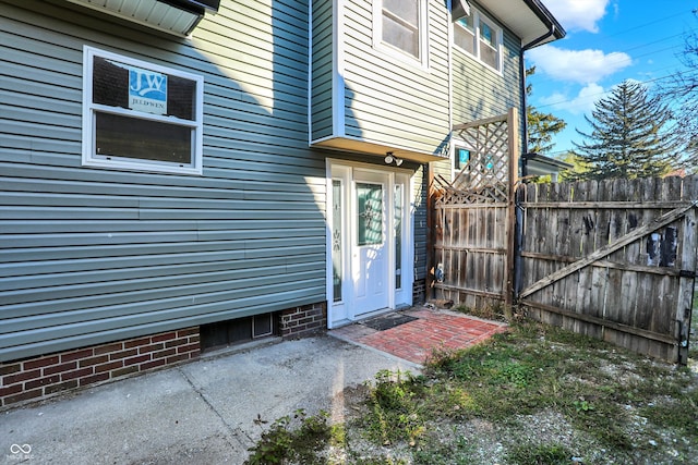 view of property entrance