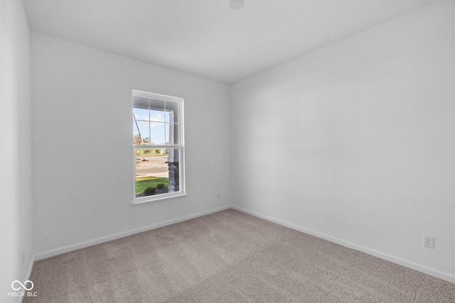 unfurnished room with carpet flooring