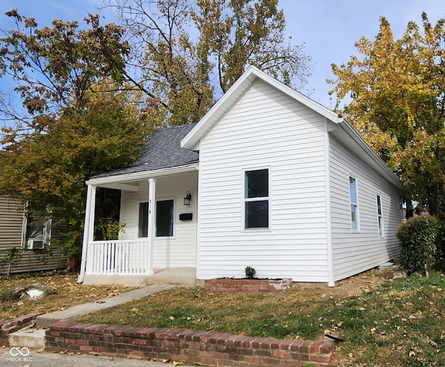 view of front of home with a porch