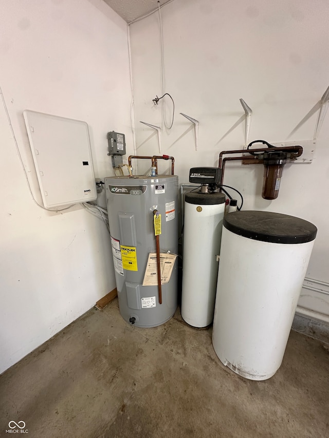 utilities featuring water heater