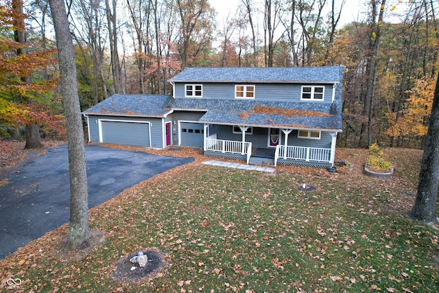 front facade featuring a porch