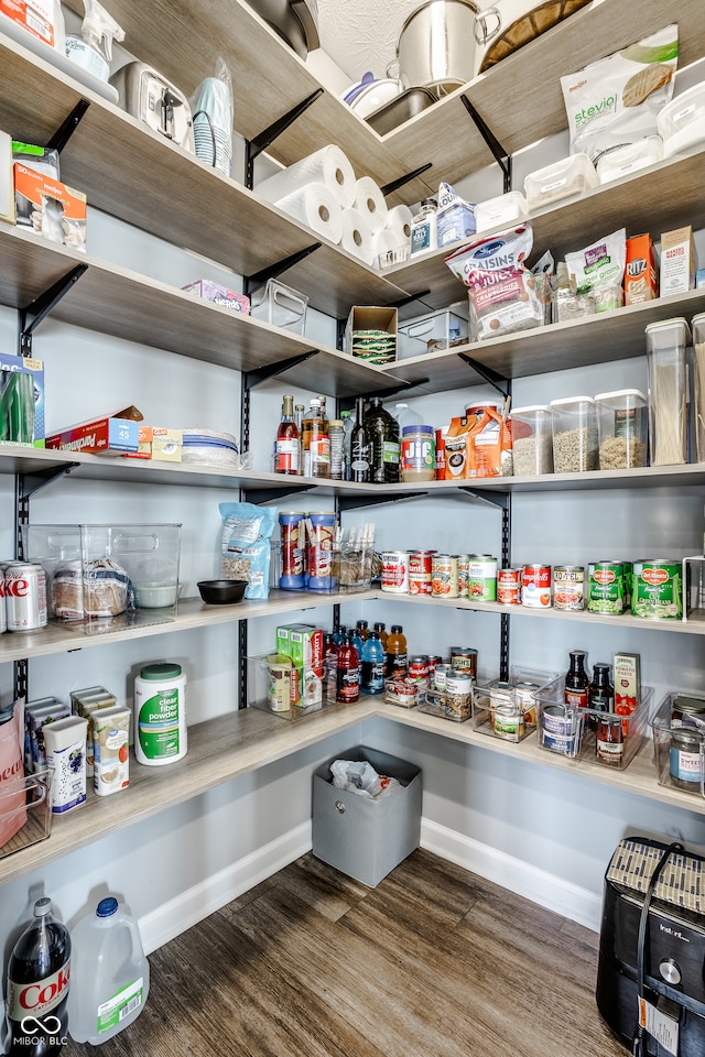 view of pantry