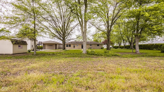 5861 S 100 W, Fountaintown, IN 46130 - view of green lawn
