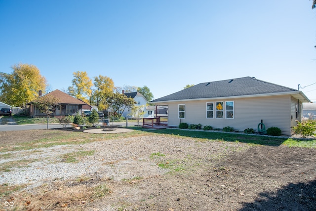 view of rear view of house