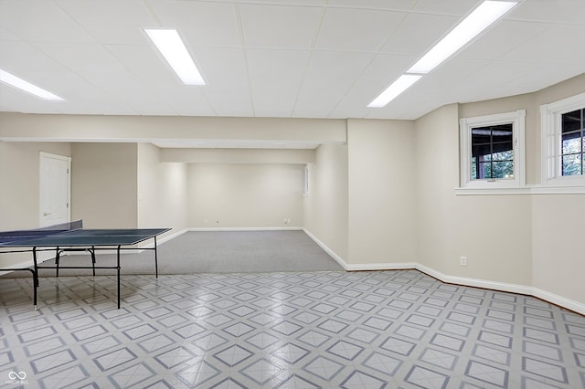 view of recreation room