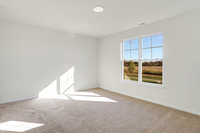 empty room with carpet floors