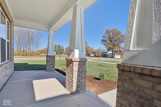 view of patio / terrace featuring a porch