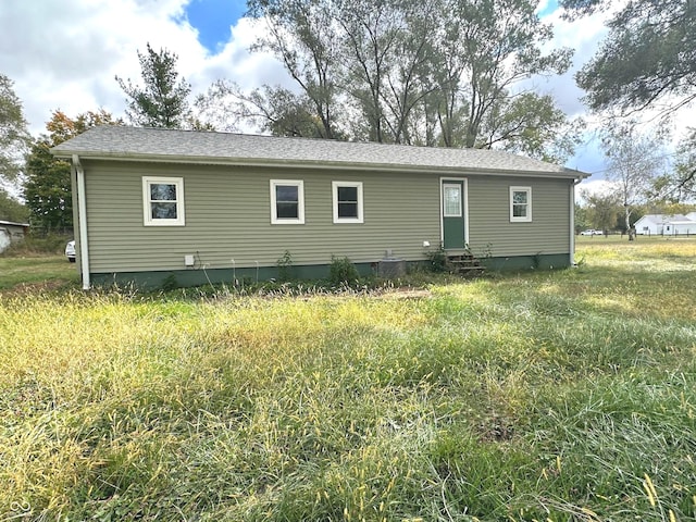 view of back of property