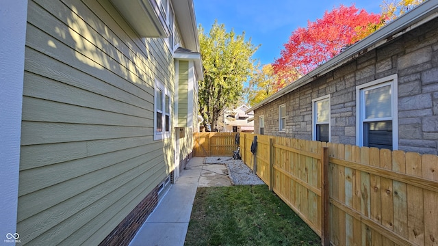 view of side of property