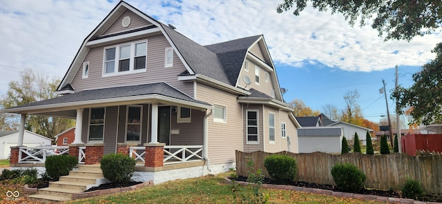 view of front of property