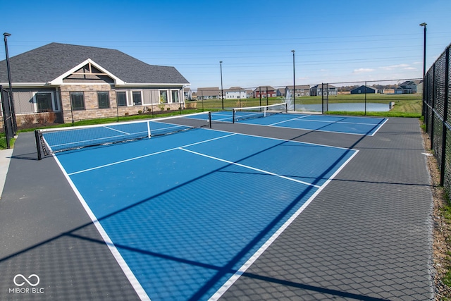 view of sport court