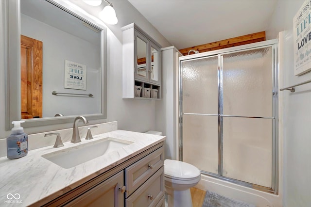 9300 Derrett Rd, Unionville, IN 47468 - full bath with vanity and a stall shower