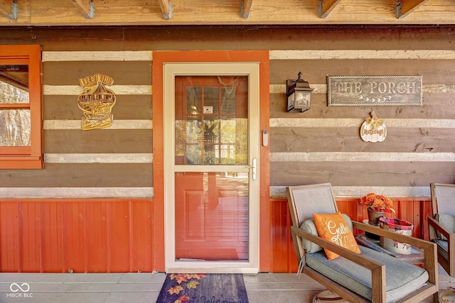 9300 Derrett Rd, Unionville, IN 47468 - entrance to property with covered porch
