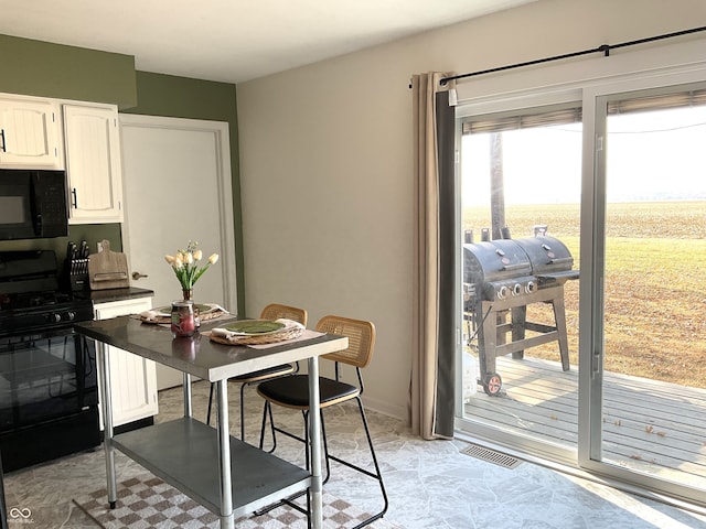 view of dining room