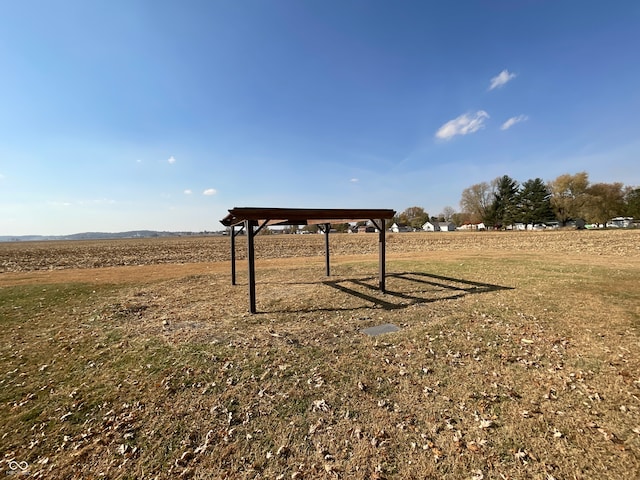 view of community featuring a rural view