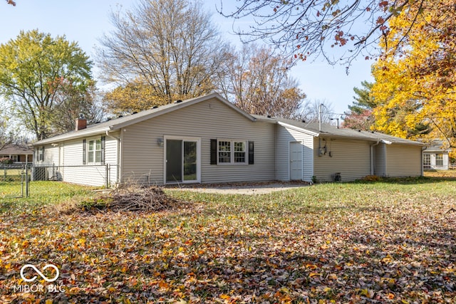 view of rear view of house