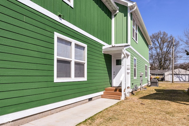 view of side of property