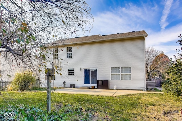 534 Austrian Way, Avon, IN 46123 - back of property with a patio and central AC unit