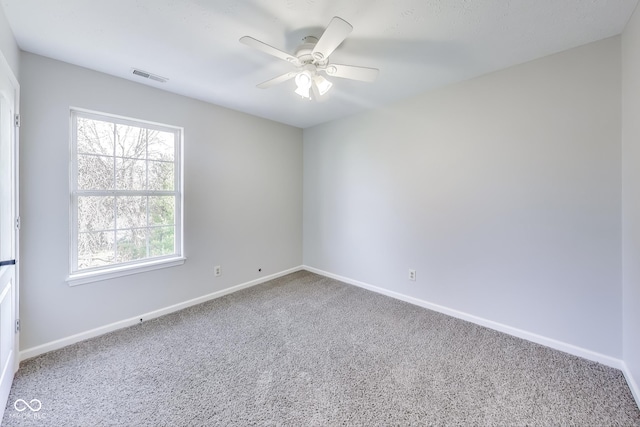 534 Austrian Way, Avon, IN 46123 - carpeted spare room with ceiling fan and baseboards