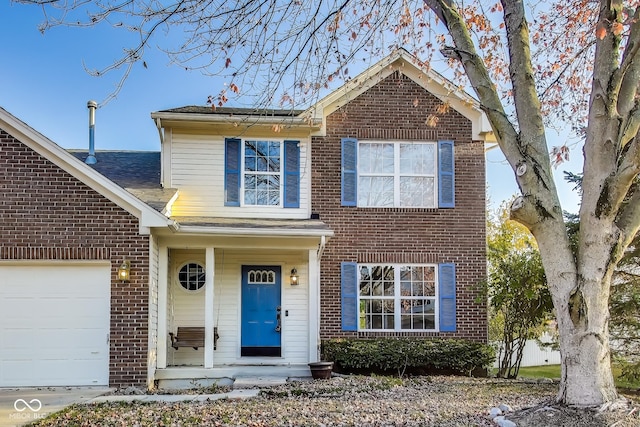 534 Austrian Way, Avon, IN 46123 - traditional home featuring brick siding, an attached garage, and a shingled roof