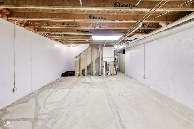 534 Austrian Way, Avon, IN 46123 - unfinished basement featuring stairs