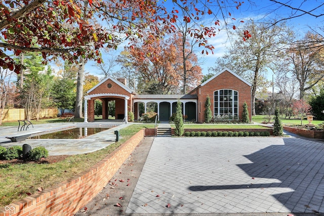 view of front of home