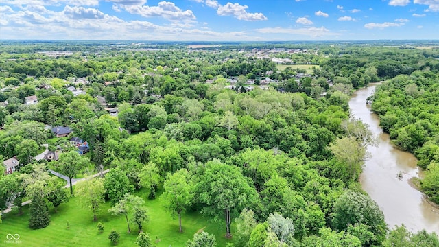 2505 Riverside Dr, Columbus, IN 47201 - drone / aerial view of a nearby body of water