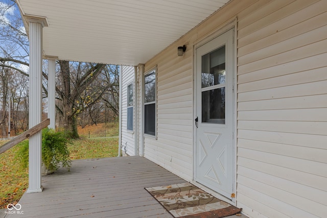 view of deck