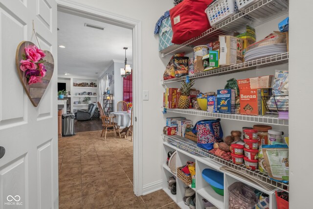 view of pantry