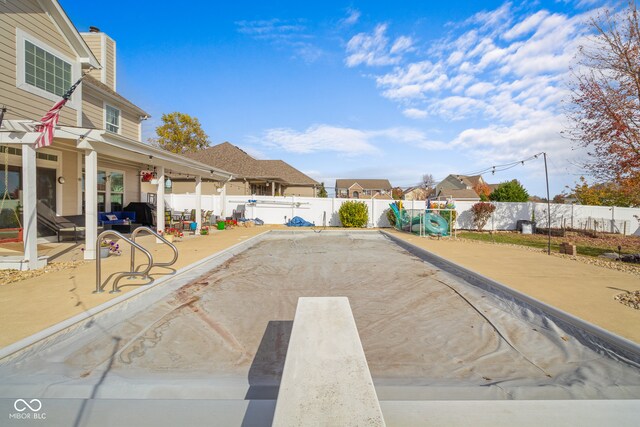 view of pool