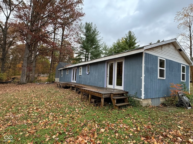 view of rear view of house