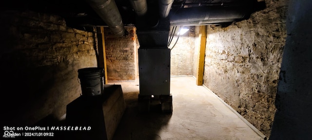 view of basement