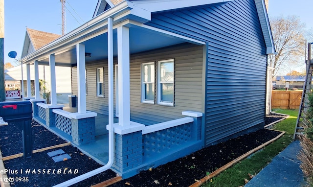 12544 S State Road 3, Westport, IN 47283 - view of home's exterior with covered porch