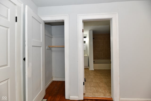 view of closet