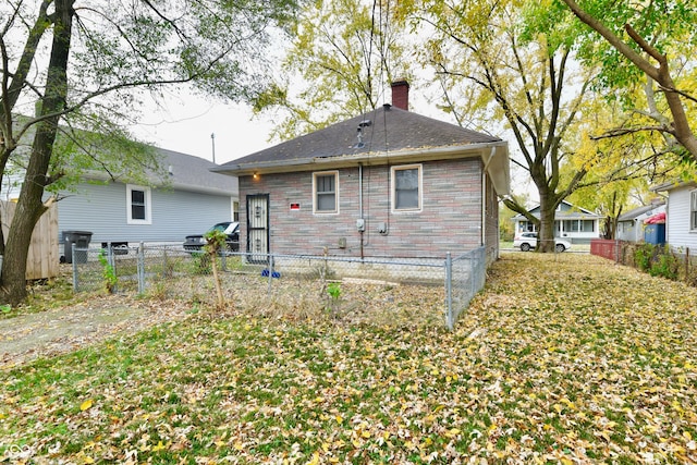 view of back of property