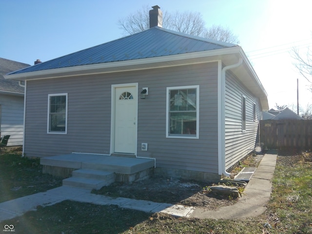 view of bungalow