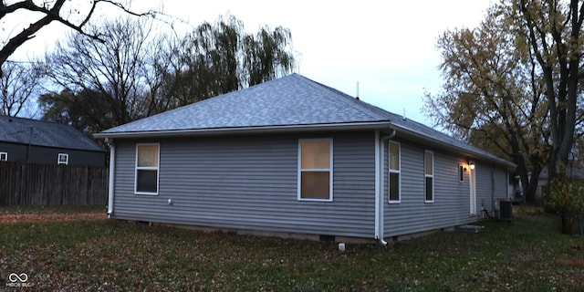 view of home's exterior