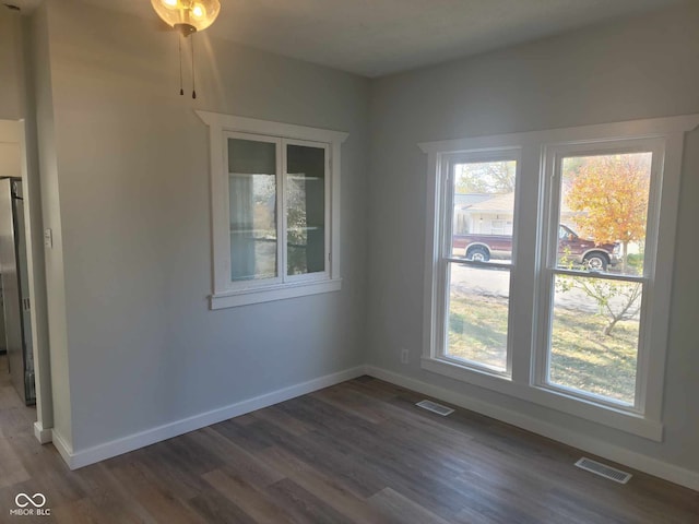 325 E Church St, Paragon, IN 46166 - unfurnished room with wood finished floors and baseboards