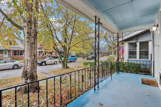 2028 Hoyt Ave, Indianapolis, IN 46203 - porch featuring a residential view