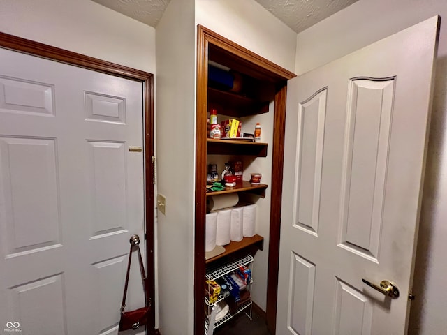 view of pantry