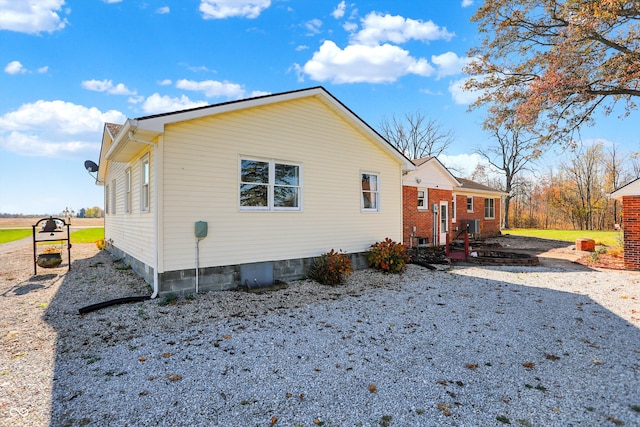 view of side of home