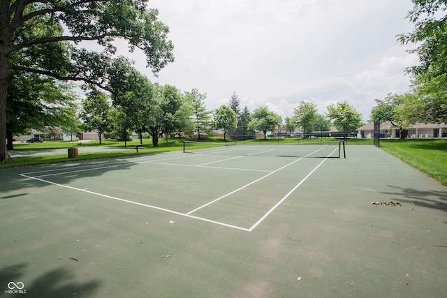 view of sport court