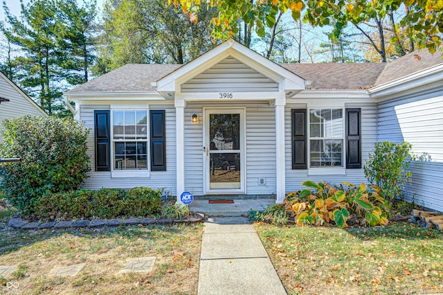 view of front of home