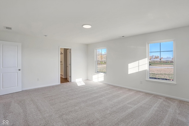 empty room with carpet floors