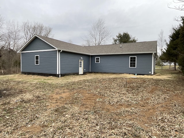 view of back of property