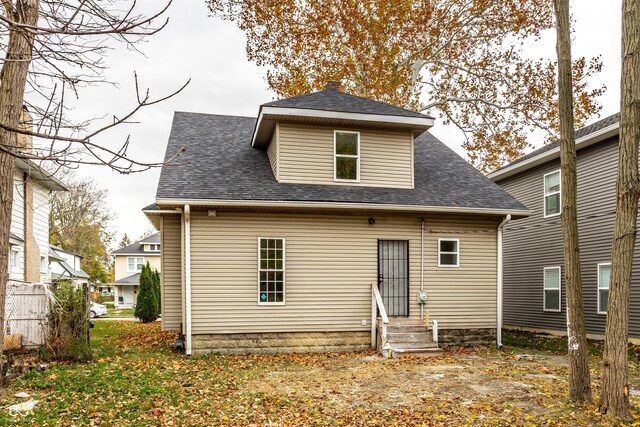 view of back of property