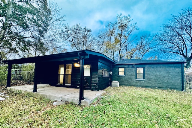 exterior space with central AC unit