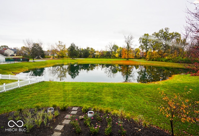 property view of water